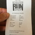 Finish Time Ticket